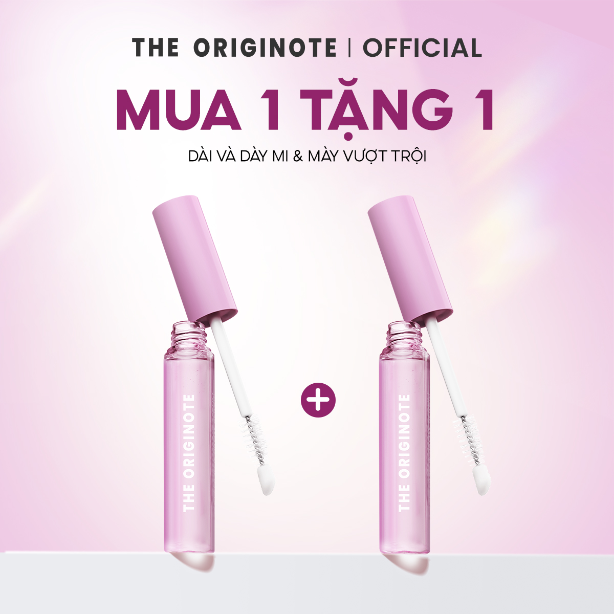   MUA 1 TẶNG 1  Serum Dưỡng Mi 2IN1 The Originote Giúp Làm Dài Và Dày Mi Tự Nhiên Chiết Xuất Nhân Sâm mascara lông mi 