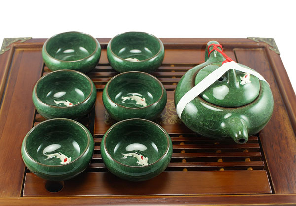 [HCM]Bộ ấm chén trà 3d nhật bản