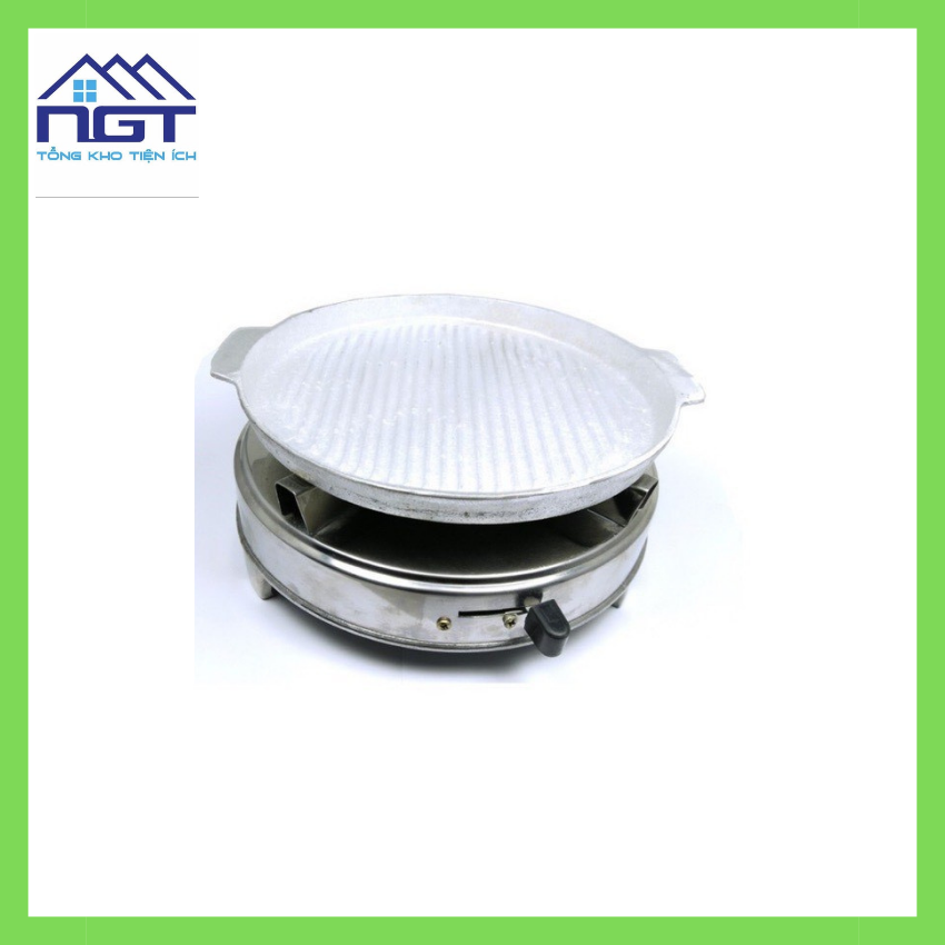 Bếp cồn inox kèm chảo gang nướng
