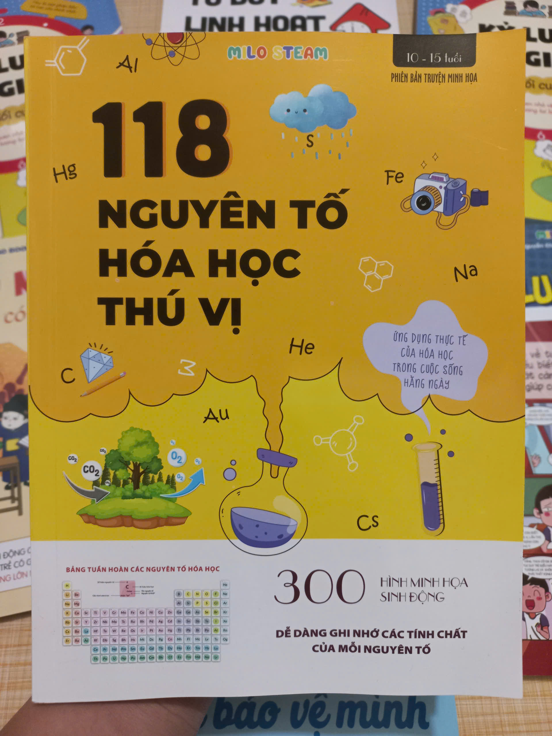  Cuốn 118 nguyên tố hóa học truyền tải kiến thức hóa học vô cùng phong phú 