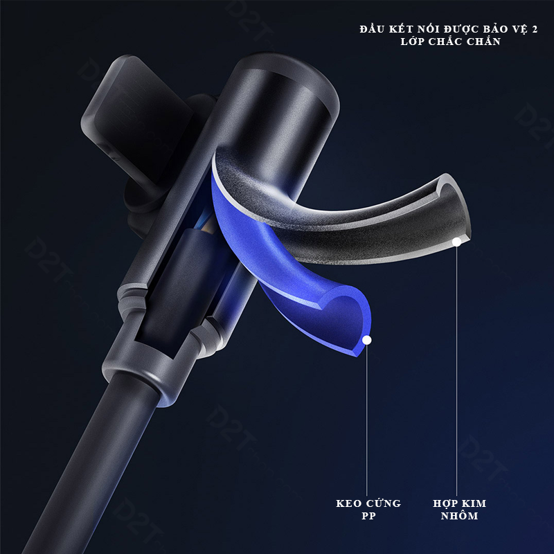 Bộ giắc chuyển đổi Flydigi Black Tail chuyển đổi  2 in 1 iPhone  vừa sạc vừa cắm tai nghe cho iPhone iPad cổng lightning