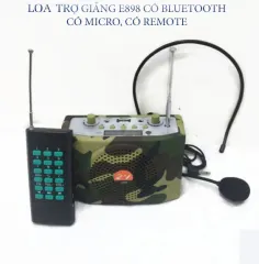 [HCM]Loa trợ giảng Sony-E898 có bluetooth (bẩy chim)Bẫy Chim E-898 Điều Khiển Từ Xa Máy Trợ Giảng Kèm Loa Bẫy Chim E898 Màu Xanh Có Micro Có Bluetooth Có Remote Loa máy trợ giảng không dây