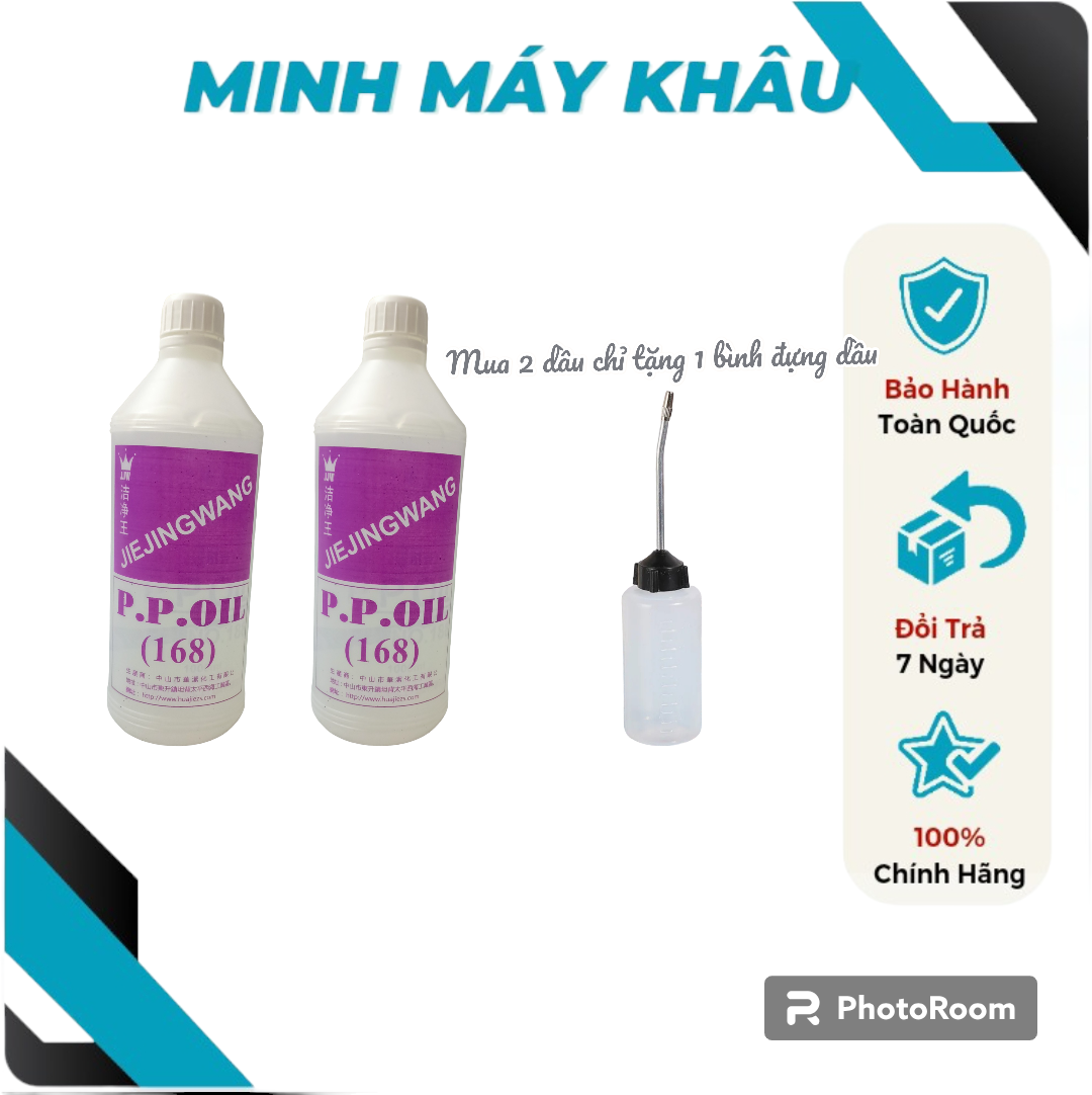 Dầu bôi trơn chỉ, dầu chỉ máy may p.p oil 168