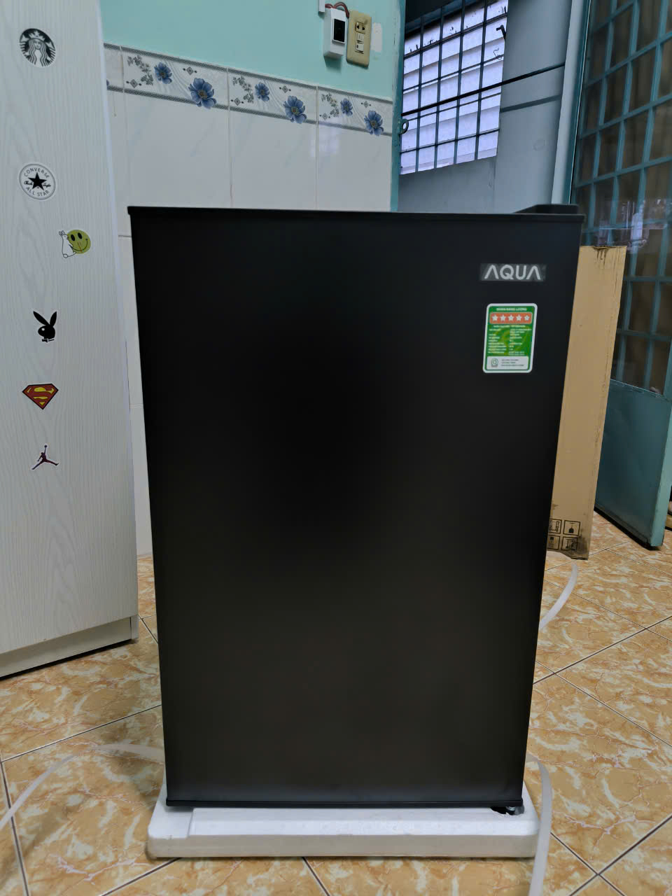 Tủ lạnh mini Aqua 90lit thanh lý giá rẻ [lh 0769199696 chỉ giao kv hcm ,vùng lân cận]