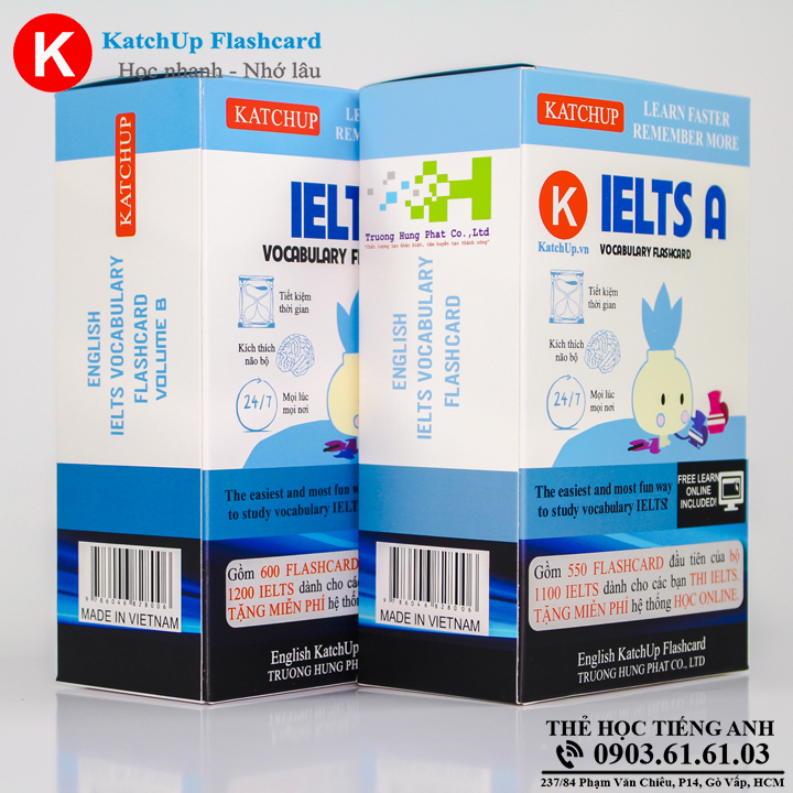 COMBO Trọn Bộ Flashcard Tiếng Anh IELTS – 3 loại giấy