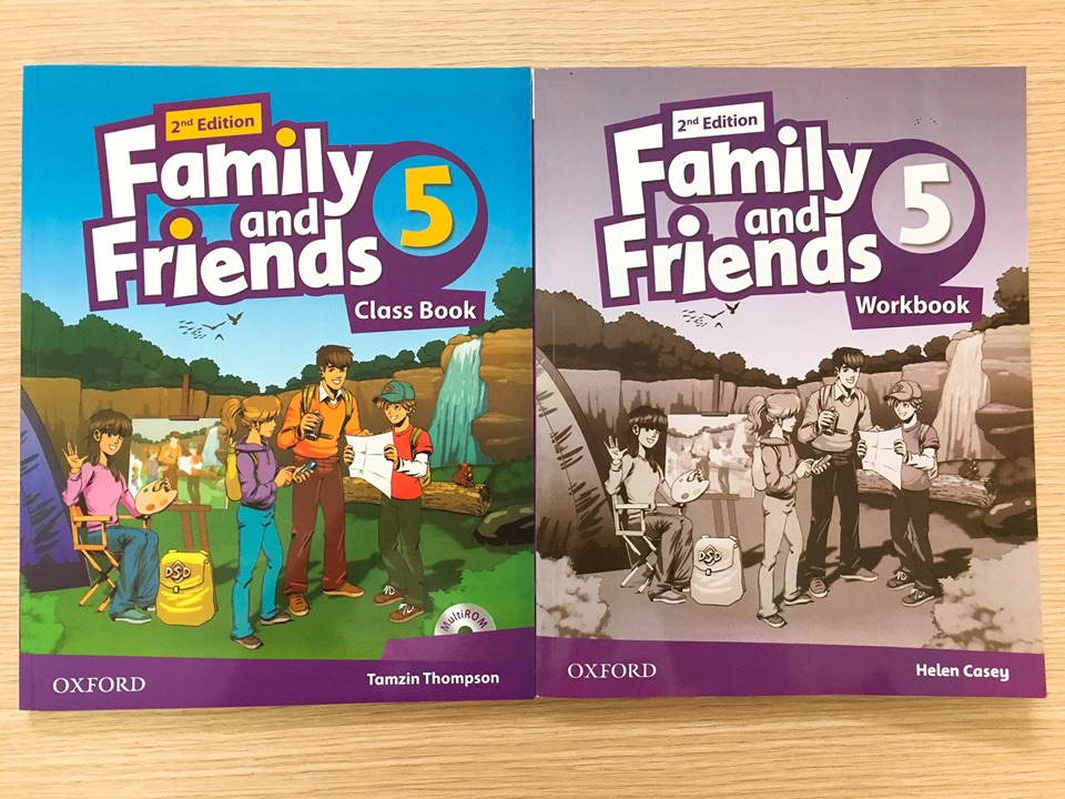 [Bộ nhập!] - Family and friends Starter, 1,2,3,4,5 - SB+WB (2nd) - không kèm CD