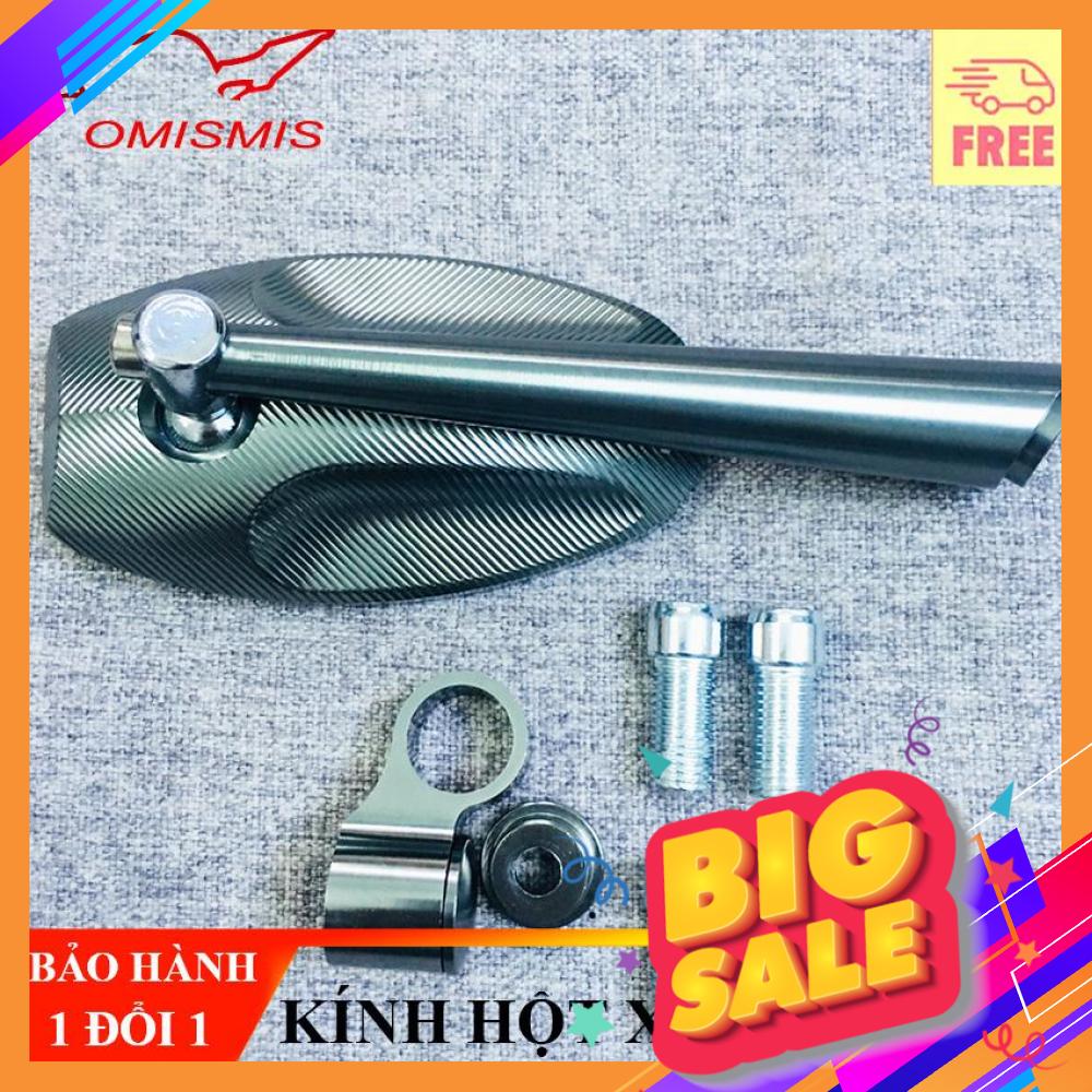 [1 CÂY MÀU BẠC] Kính chiếu hậu rizoma, kính chiếu hậu xe máy rizoma, kính chiếu hậu rizoma chính hang,  kính chiếu hậu xe máy Yamaha, kính chiếu hậu yaz hàng cao cấp