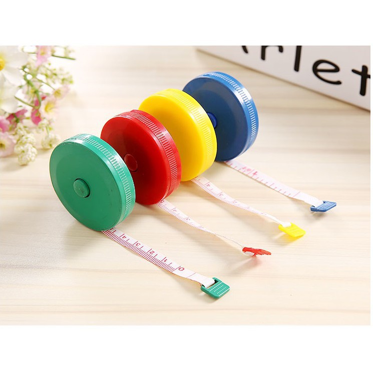 Thước dây rút nhỏ gọn tiện lợi - 15m - giao màu ngẫu nhiên