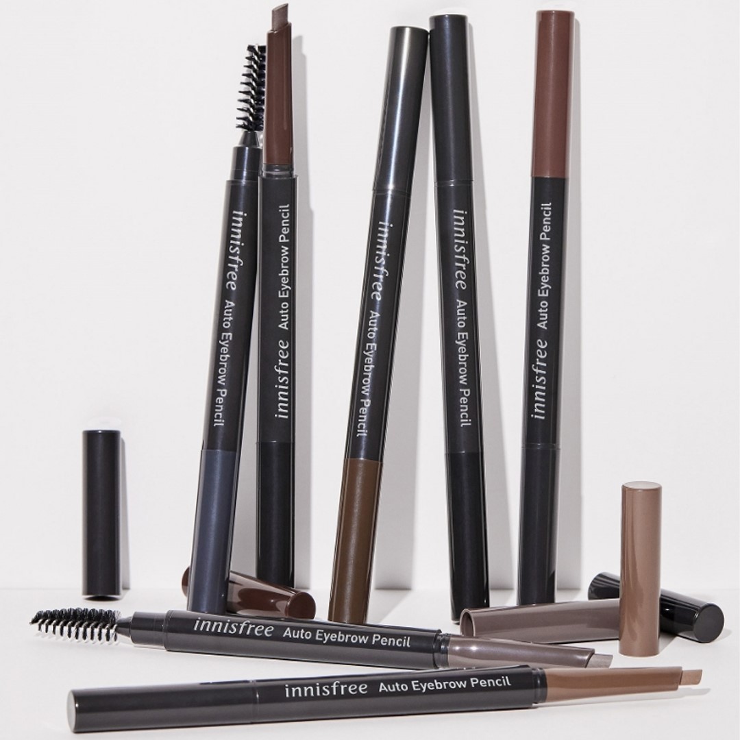 Chì Kẻ Mày Innisfree Auto Eyebrow Chì Kẻ Mày 2 Đầu Đa Dụng Đủ Màu - Mẫu Mới Innisfree Auto Eyebrow  Pencil 0.3g