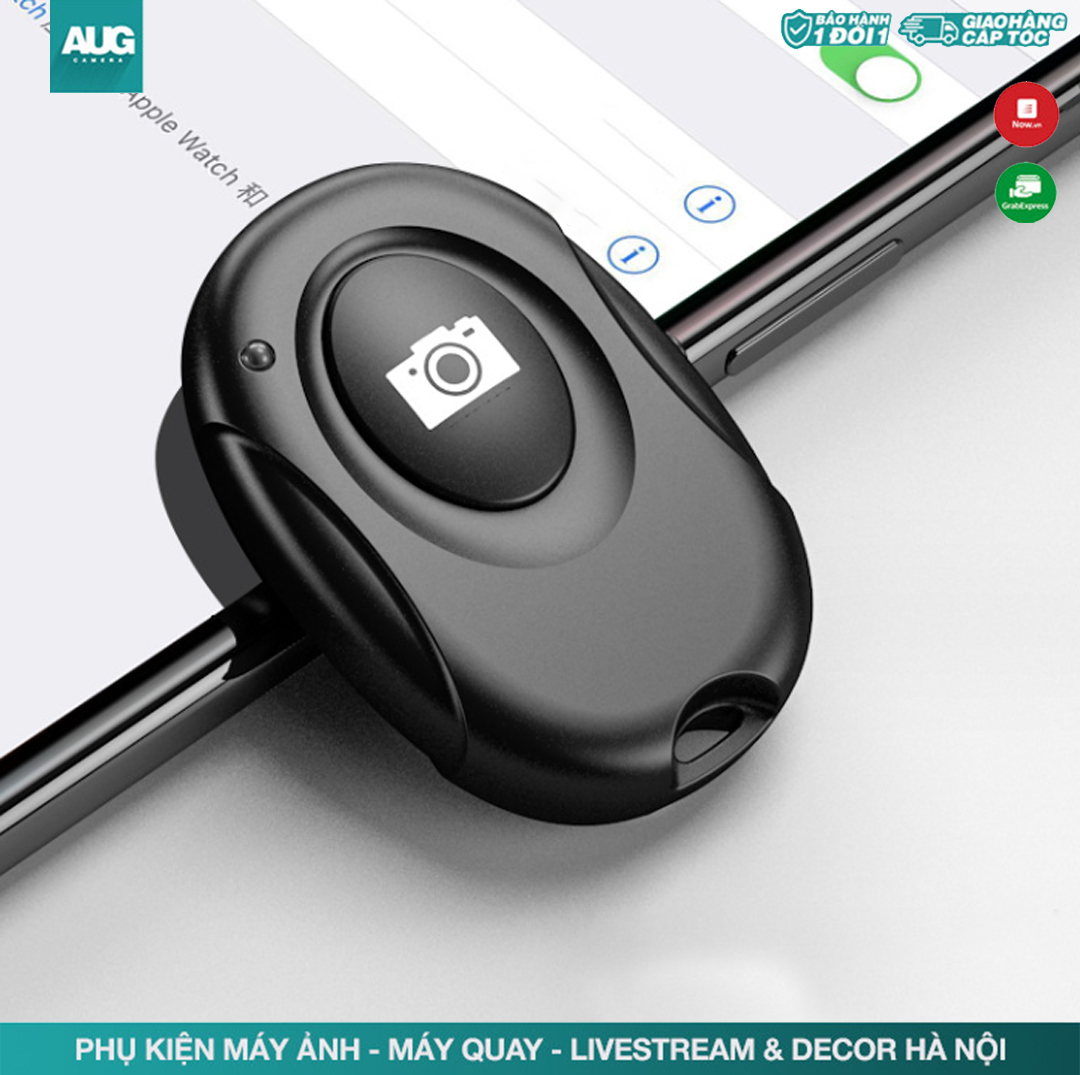Remote chụp ảnh tự sướng - nút bấm điều khiển bluetooth chụp hình từ xa cho điện thoại thông minh