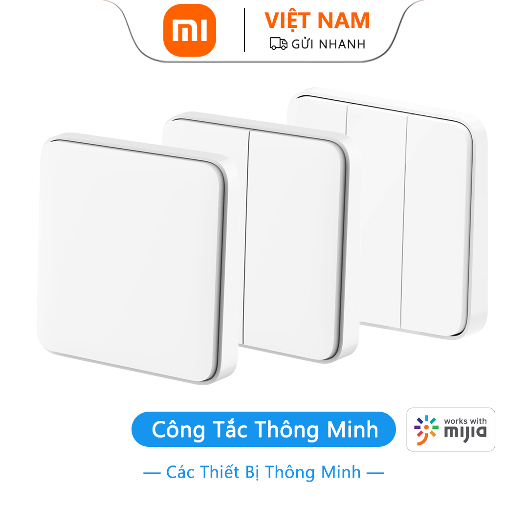 Công tắc thông minh Xiaomi Mijia Điều khiển bằng giọng nói Liên kết thông minh Đa chức năng Công tắc nhà