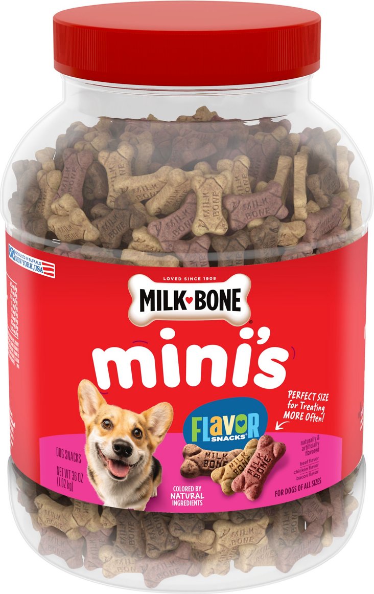 Bánh thưởng Milk Bone Minis nhiều vị bổ sung vitamins cho chó