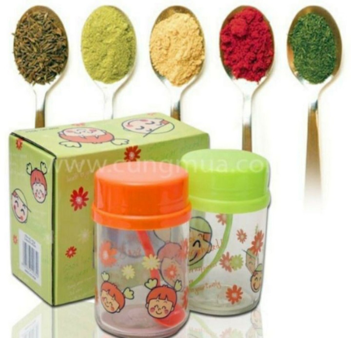 Bộ 2 lọ thủy tinh đựng gia vị