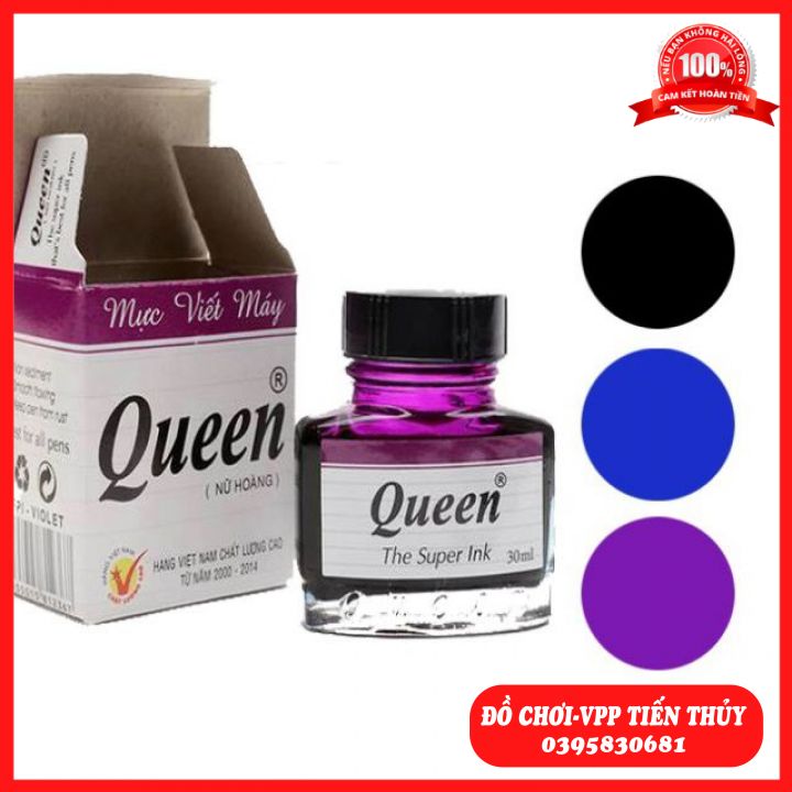 Mực queen ,. mực viết bút máy
