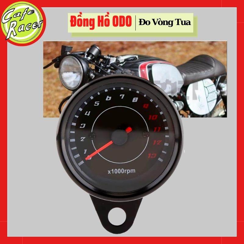 Đồng hồ đo vòng tua xe máy độ các dòng CLASSIC CAFE RACER TRACKER CUB WIN Honda 67 GN125 CG125...