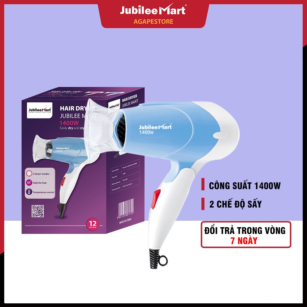 [ SIÊU SALE] Máy sấy tóc Jubilee 1400w mini gấp gọn, Máy sấy tóc giá rẻ, máy sấy tóc mini du lịch Nova, máy sấy tóc 2 chiều nóng lạnh - BẢO HÀNH 1 ĐỔI 1 NẾU LỖI