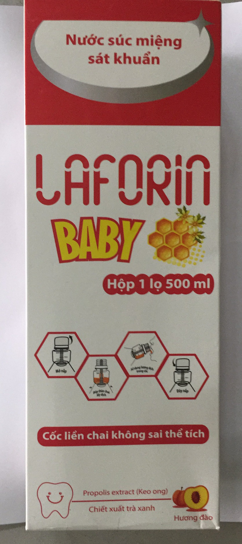Nước súc miệng sát khuẩn Laforin BABY