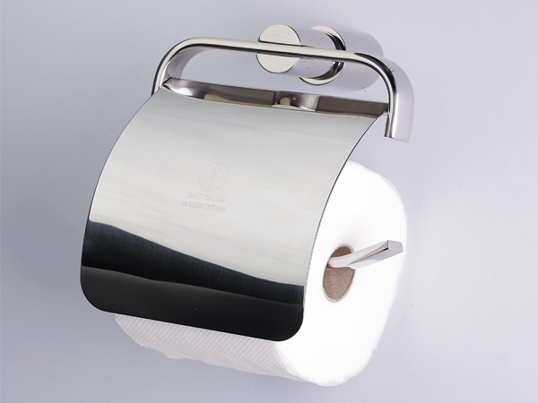 Kệ để giấy vệ sinh inox sus 304 cao cấp sáng bóng bảo hành 1 năm