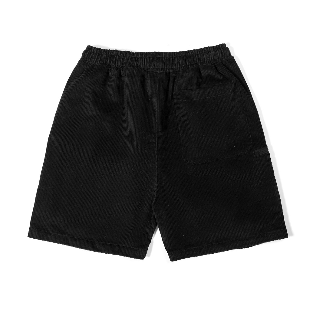 Quần short trơn unisex young green basic