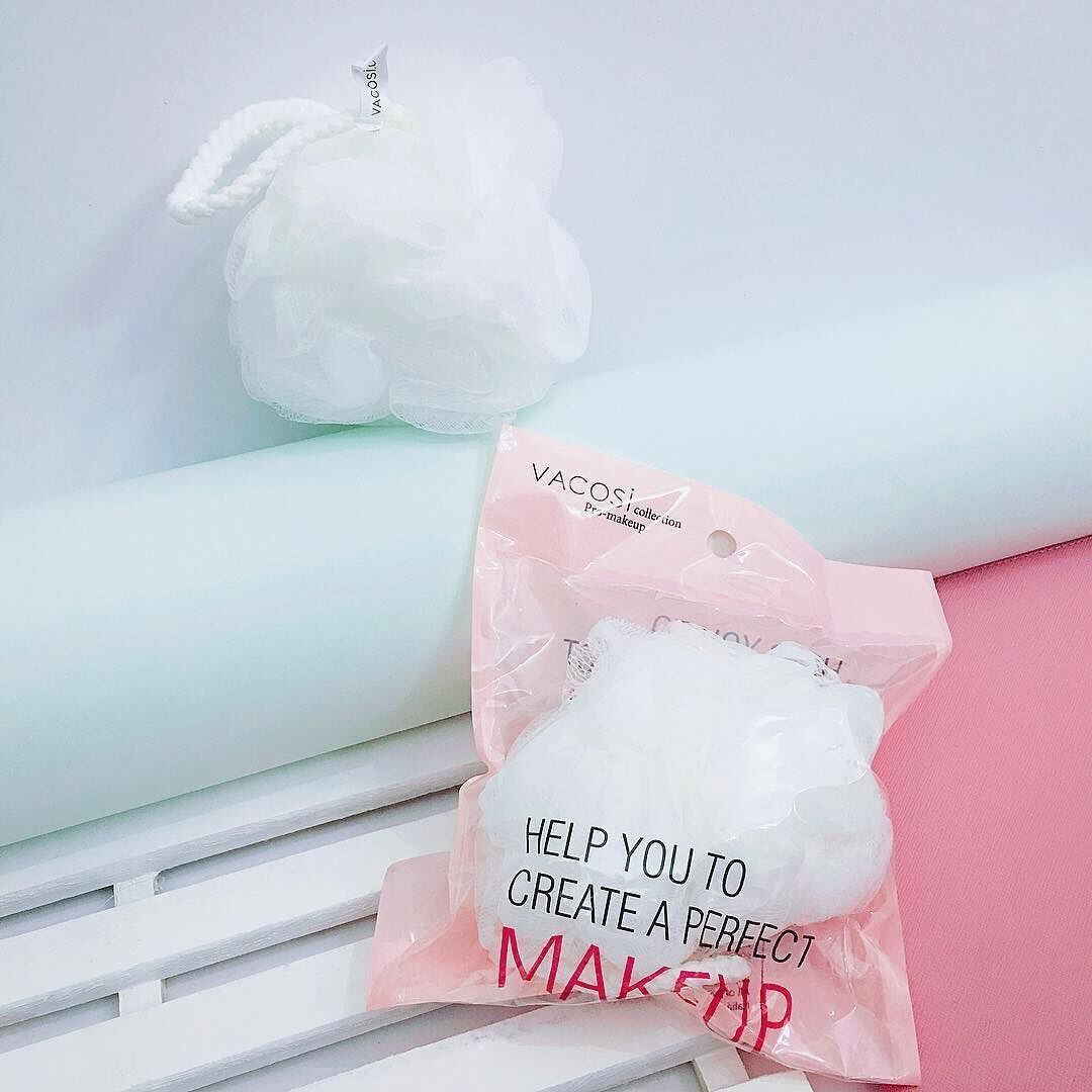 Bông tắm massage vacosi - plastic bath sponge