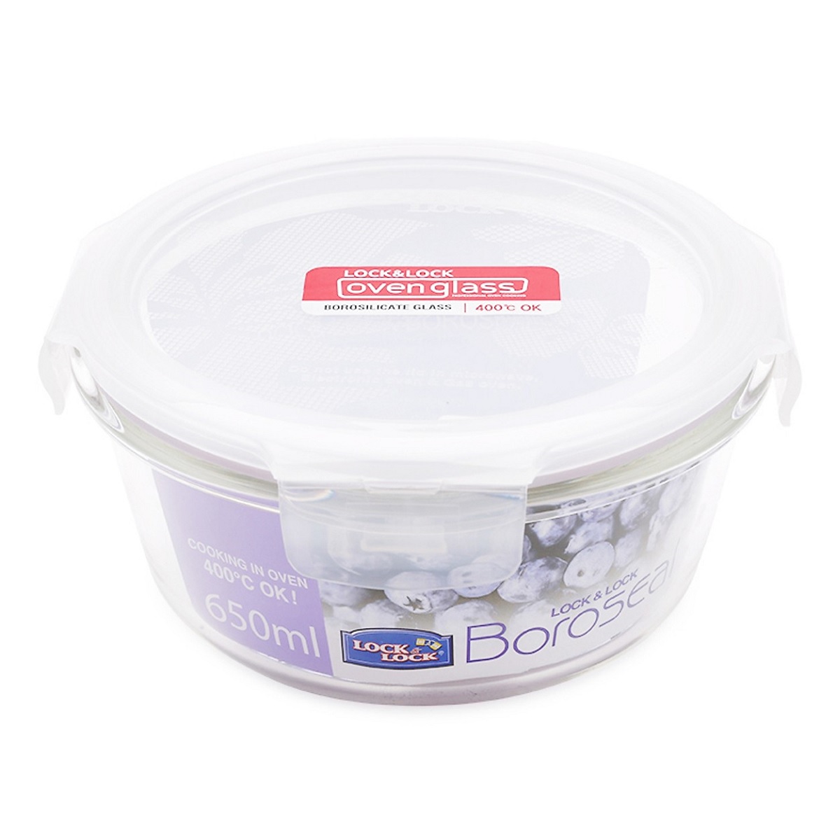 Hộp thủy tinh chịu nhiệt cao cấp Lock&Lock Boroseal LLG831 650ml - Sử dụng trong lò vi sóng
