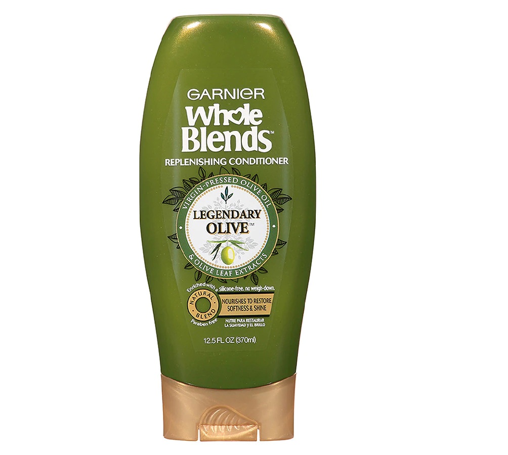 Dầu xả Garnier Whole Blends Replenishing Conditioner Legendary Olive chai 370ml của Pháp