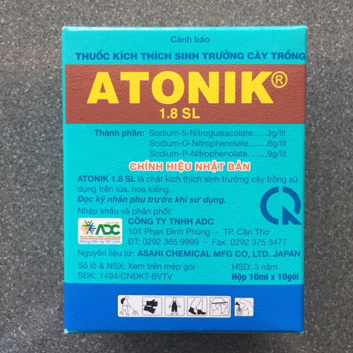 10 gói thuốc kích thích nảy mầm ra rễ atonik 1.8sl