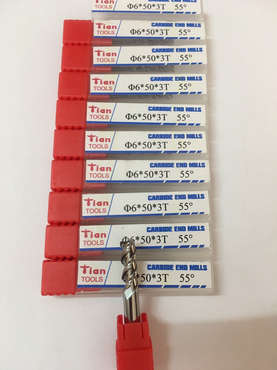 Dao Phay nhôm D6 - 3 Me - Dài 50mm - Ứng Dụng: Gia Công Nhôm - Đồng - Nhựa - Gỗ/Dao phay ngón hợp kim (Solid Carbide End Mill)