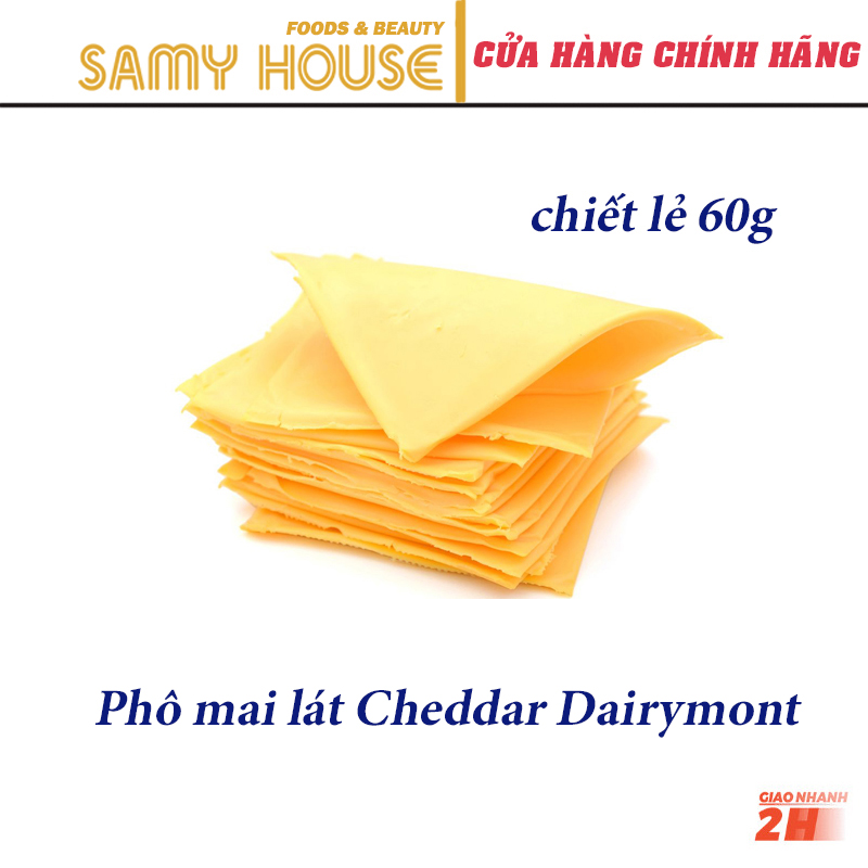 Phô Mai Lát Cheddar Dairymont Gói Chiết 60g