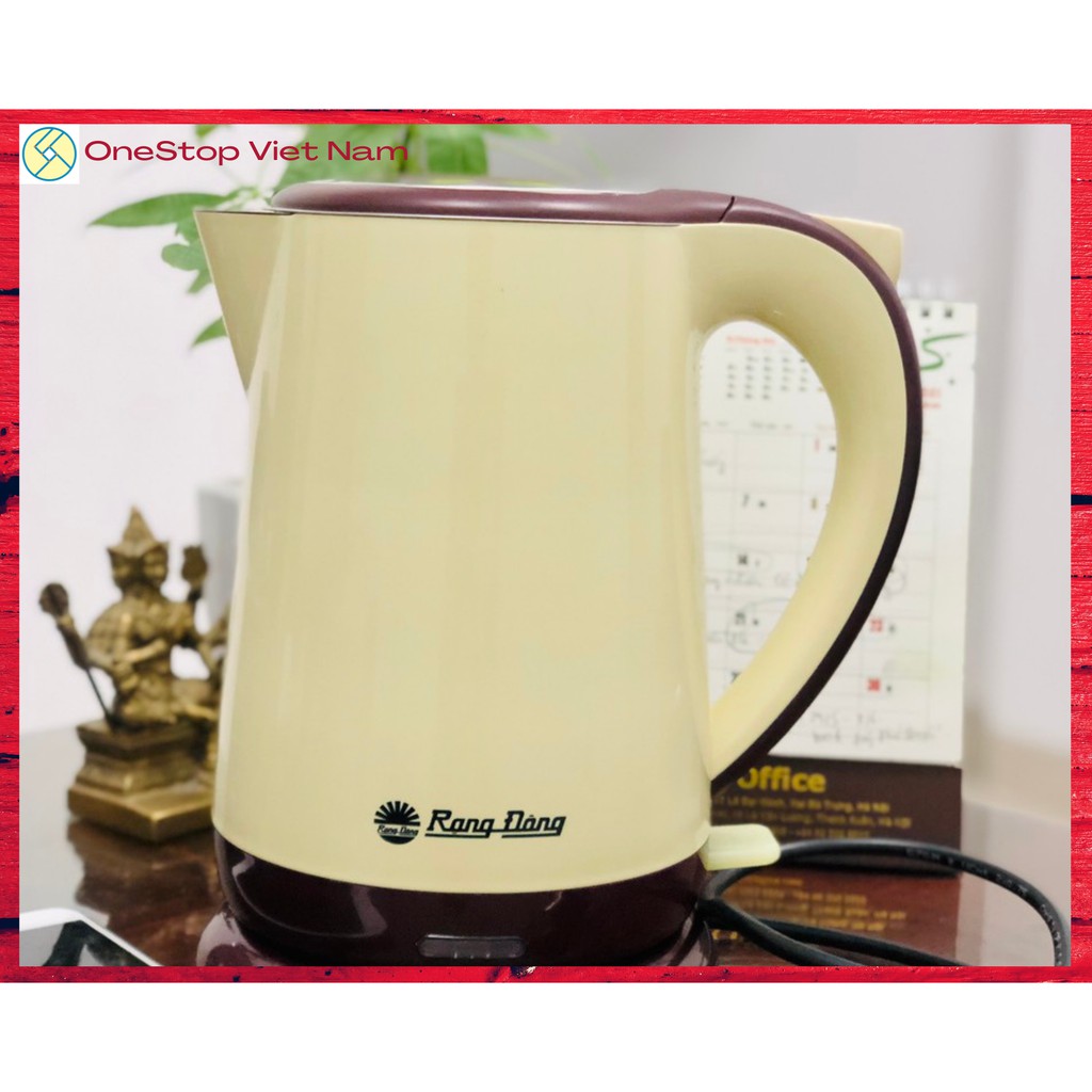 Ấm điện, bình đun nước siêu tốc cao cấp chính hãng Rạng Đông 1,7 lít Model: RD - AST17P1