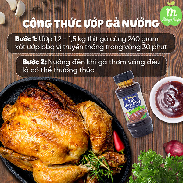 Sốt ướp cho món nướng BBQ vị truyền thống, Gia vị ướp đồ nướng Gungon