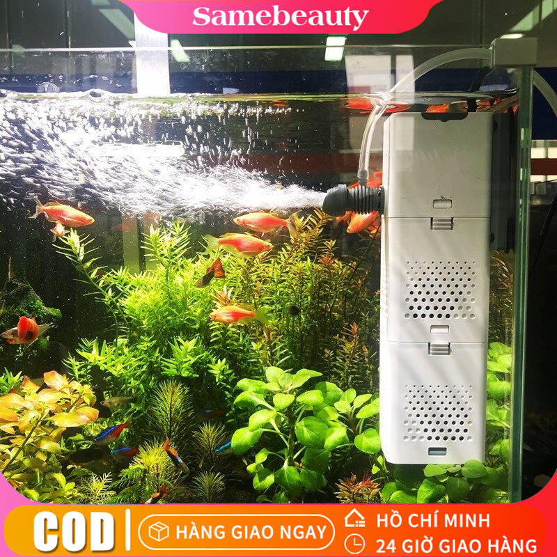 Máy lọc nước bơm oxy bể cá XQP nội địa cao cấp