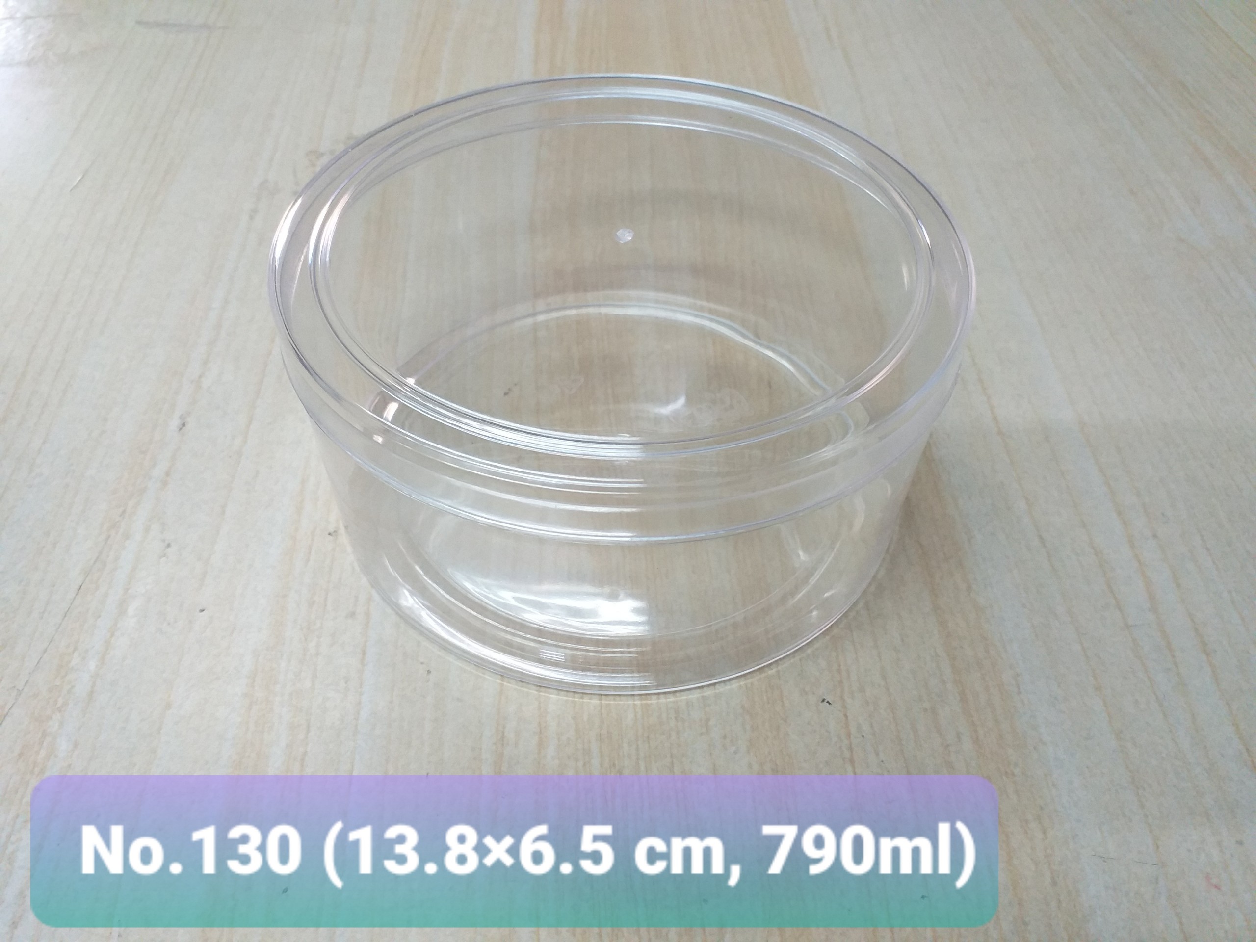 [HCM][Xả hàng Tết %%%] HỘP NHỰA MICA TRÒN 14 x cao 6.5cm 790ml (No.130)