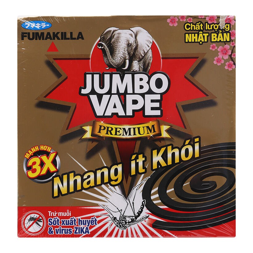 Combo 10 hộp Nhang muỗi Jumbo S2 Premium ít khói 10 khoanh