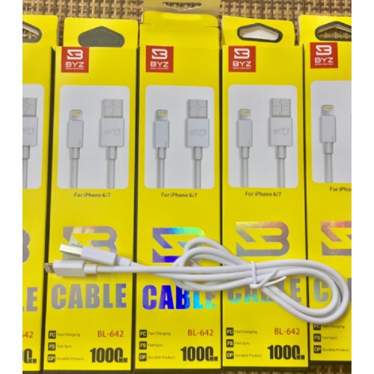 Cáp sạc iphone - android byz bl - 642 zin chính hãnghot