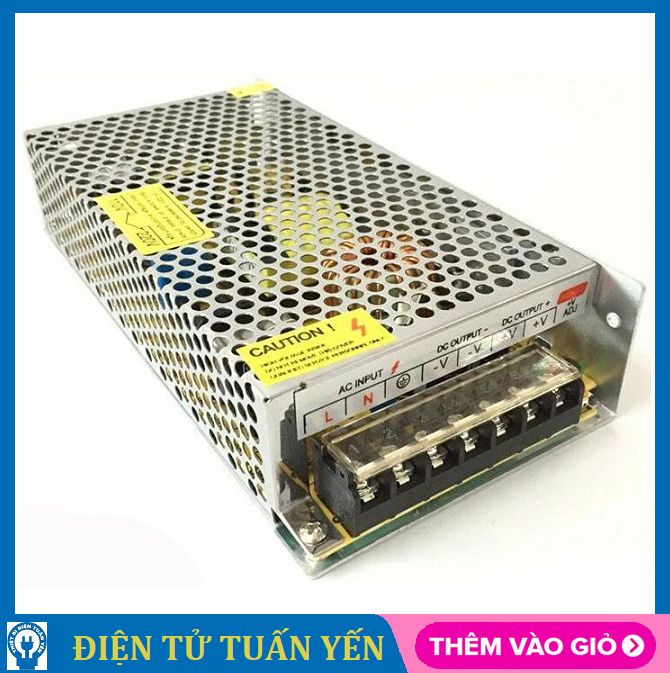 Nguồn tổ ong 12V 15A công suất 180W cung cấp nguồn cho các thiết bị điện tử