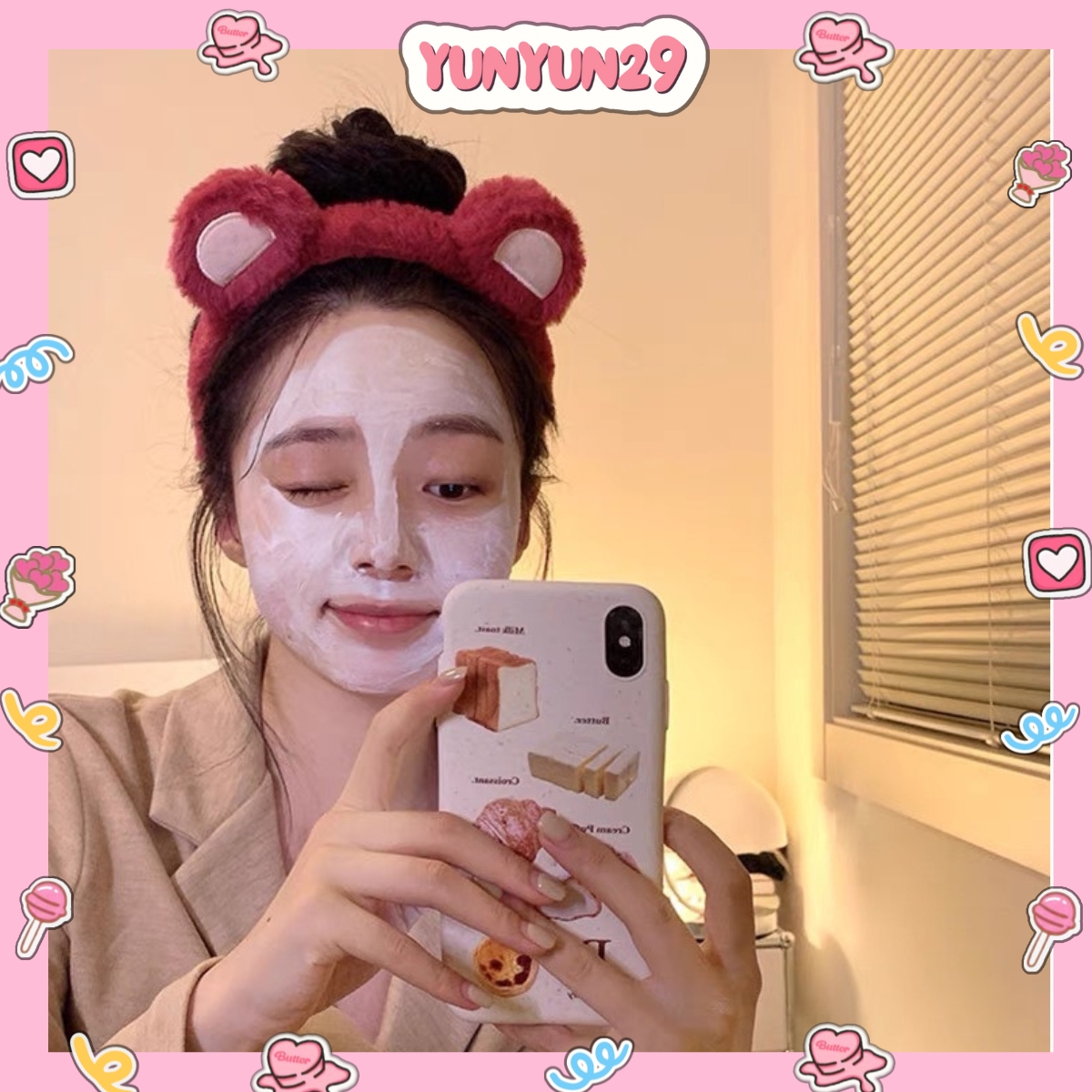 Băng đô cài tóc bờm tóc gấu dâu lotso dễ thương TP12 yunyun29
