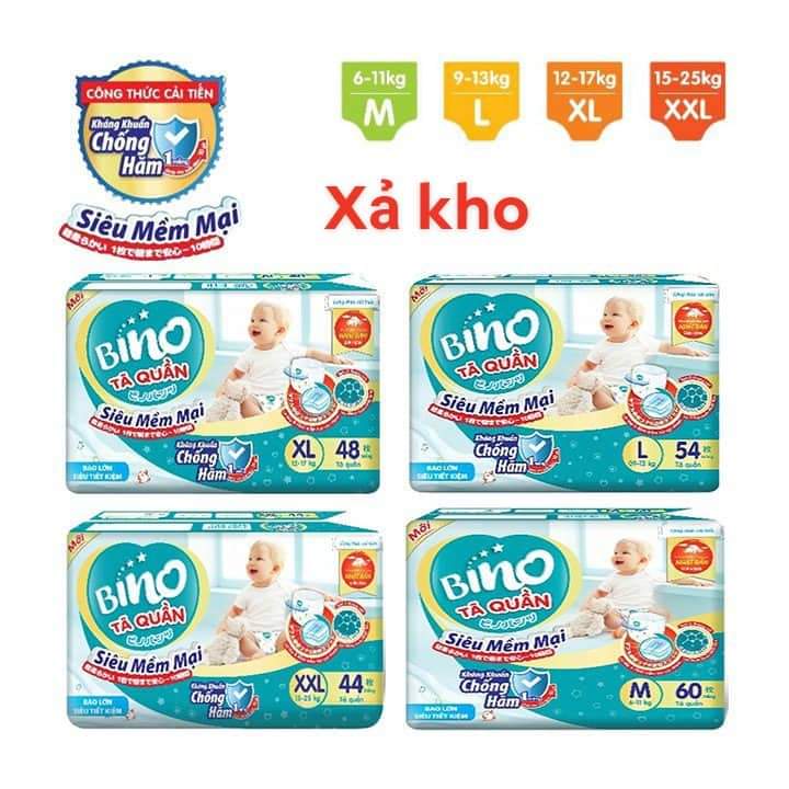 Ta quan bino size xl 48 mieng tu 12-17kg