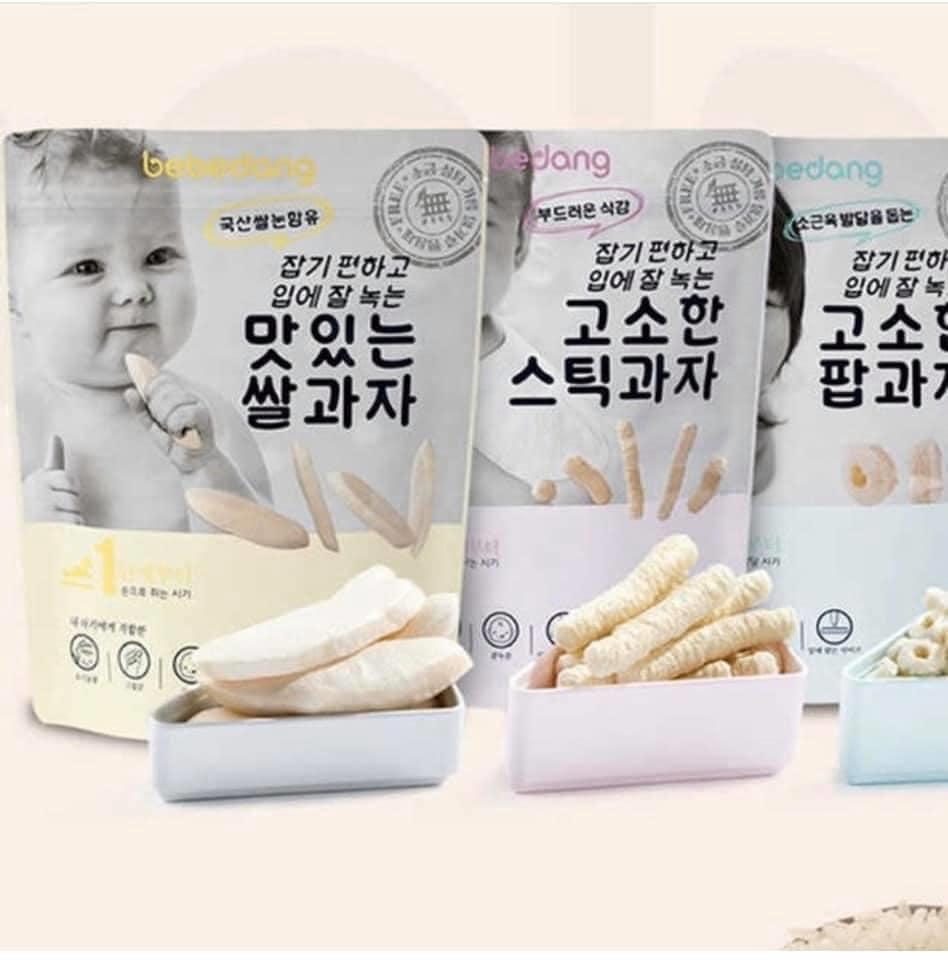 Bánh gạo hữu cơ Bebedang Hàn Quốc