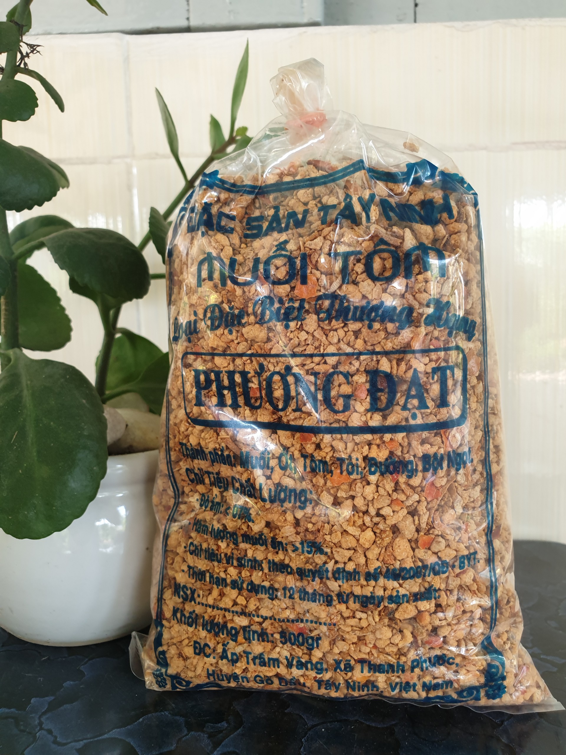 500 gram muối tôm tây ninh - loại thượng hạng