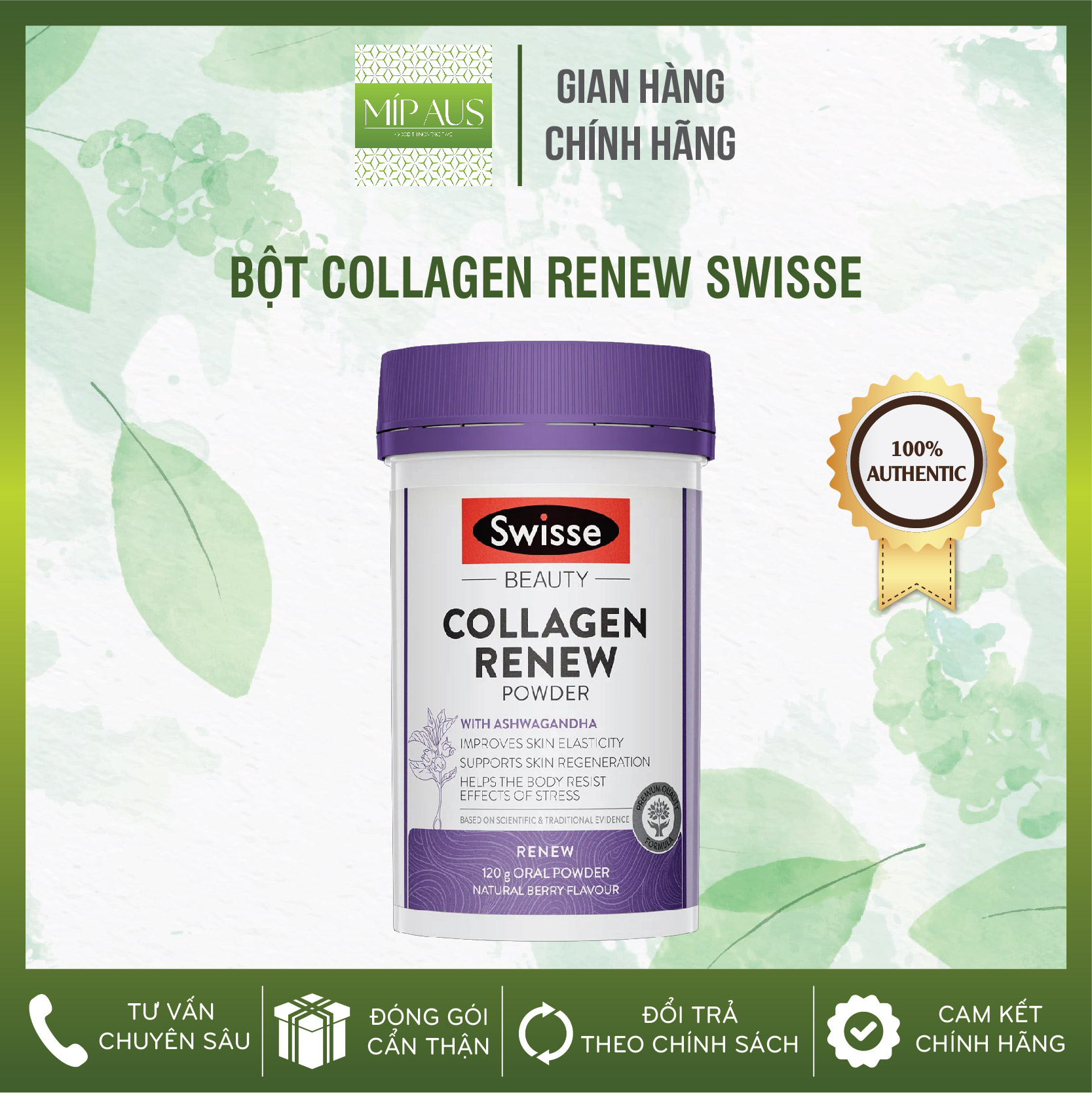 Bột Uống Bổ Sung Collagen, Đẹp Da, Căng Bóng Da