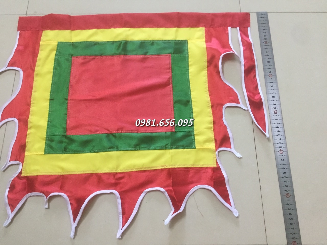 Cờ Ngũ Sắc - Cờ Thần Loại 0.6x0.6m