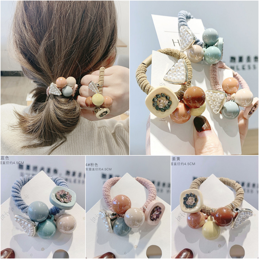 Cột Tóc Buộc Tóc Nữ Đẹp Dễ Thương Phong Cách Hàn Quốc