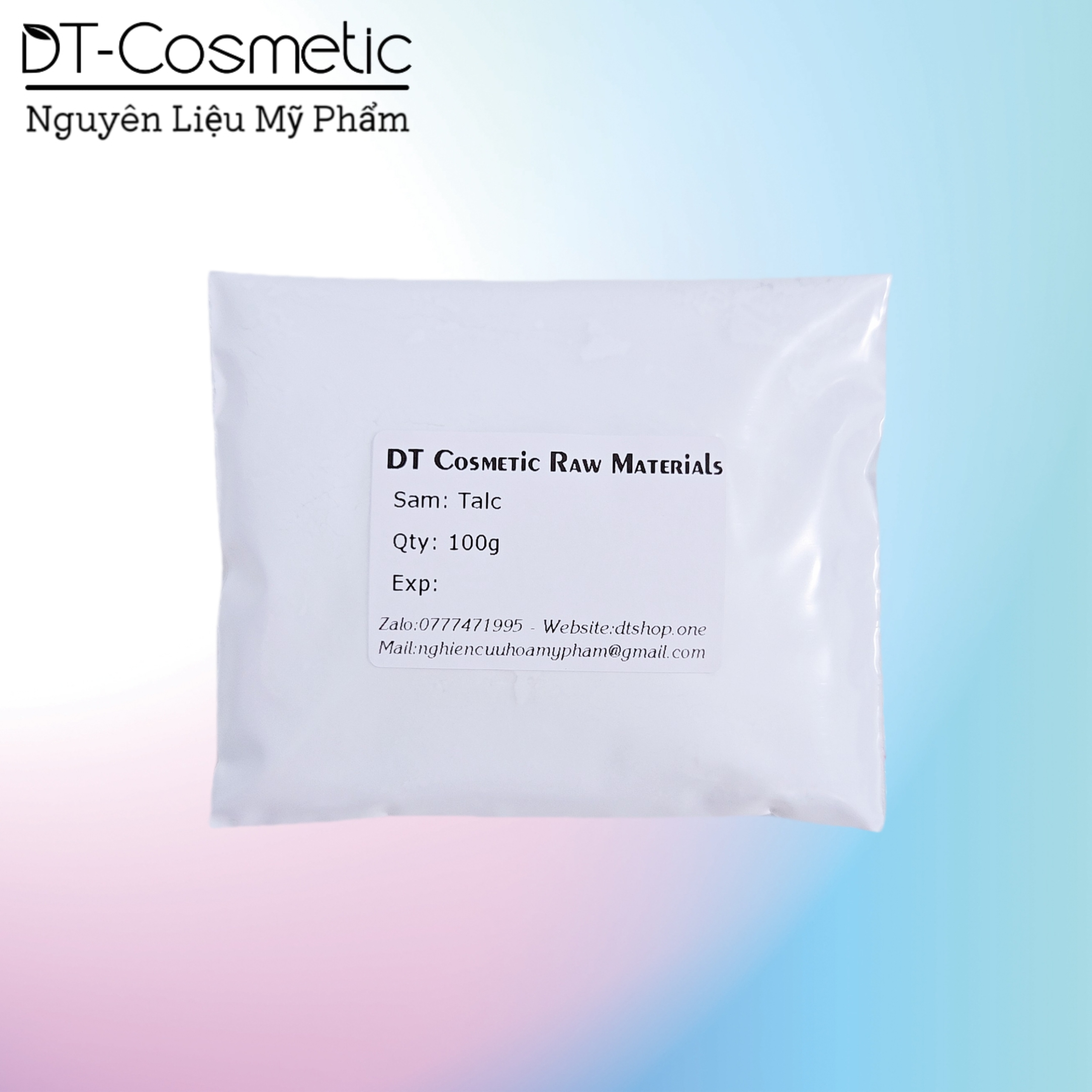 100g/1kg talc pháp - bột xử lý bề mặt, hút ẩm - nguyên liệu mỹ phẩm