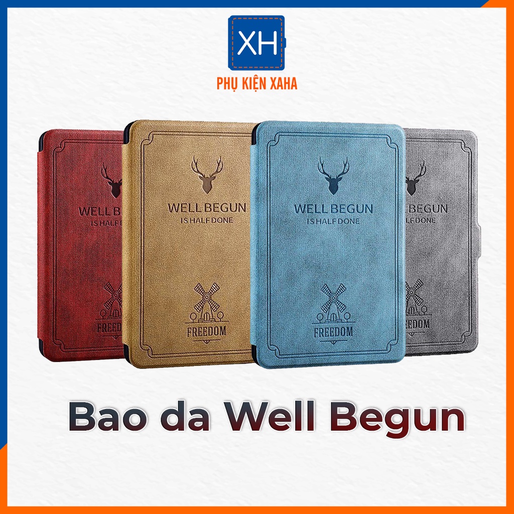 Bao da well begun kindle paperwhite 4/3/2/1/2019 kindle oasis 3/2/2019 basic 2019/ 2022 sang trọng giá tốt - lazada xaha store