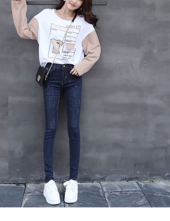 Quần jean nữ DÀI CÀO XƯỚC NHẸ  1032-xuoc106