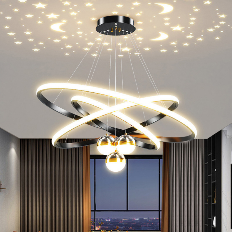 Đèn thả,đèn thả trần led 817 hiện đại trang trí phòng khách sang trọng