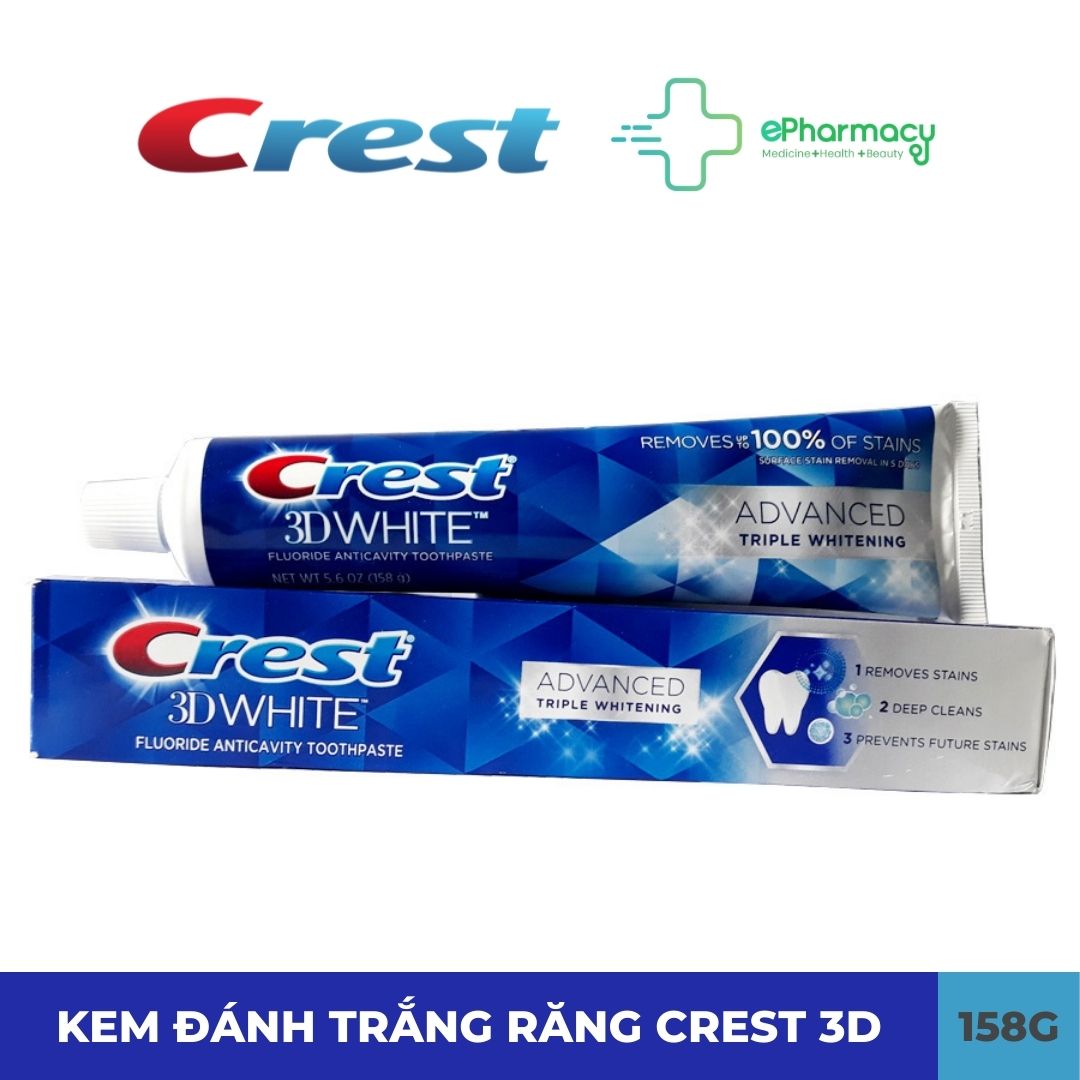 Kem đánh răng Crest 3D White trắng răng ePharmacy