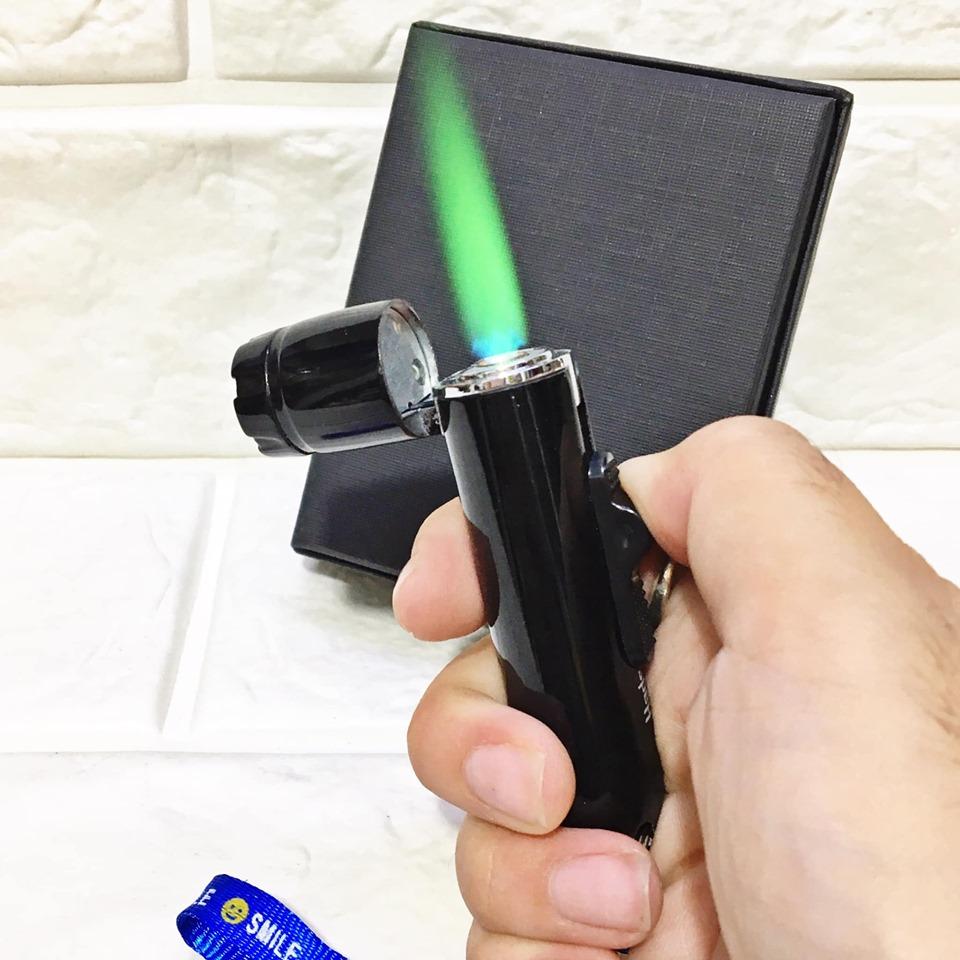 Bật lửa - móc khoá - đèn pin 3in1 kim loại -