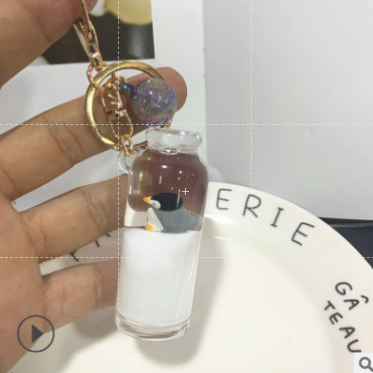 Móc khóa lọ nước đại dương (Cực đẹp)